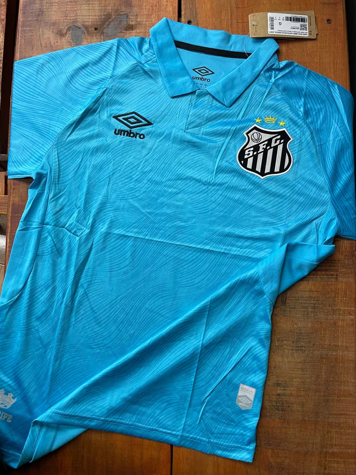 Manto Santos Azul sem 7K 2025 - versão torcedor Raccoonstore