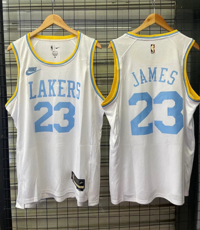 Regata NBA Lakers Branca 23 Raccoonstore
