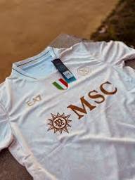 Manto Napoli Branca 2025 - versão torcedor Raccoonstore